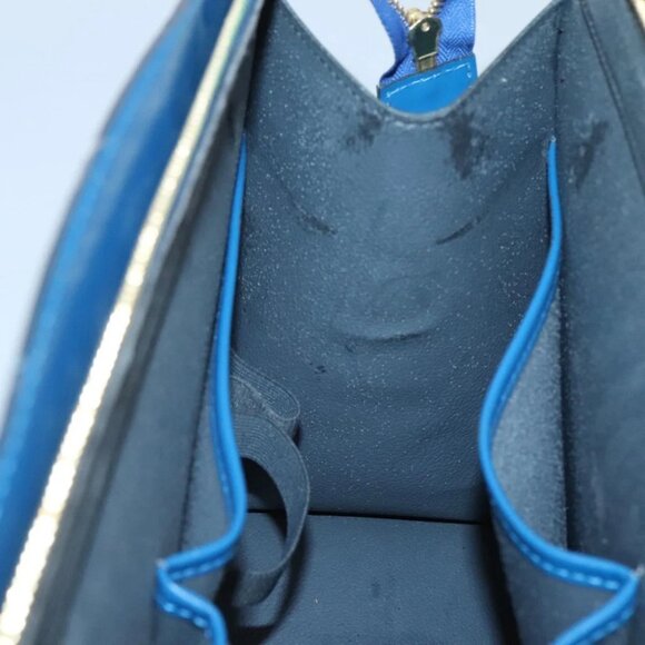 LOUIS VUITTON Epi Riviera Hand Bag Blue M48185 LV Auth BA1339 - Picture 8 of 13